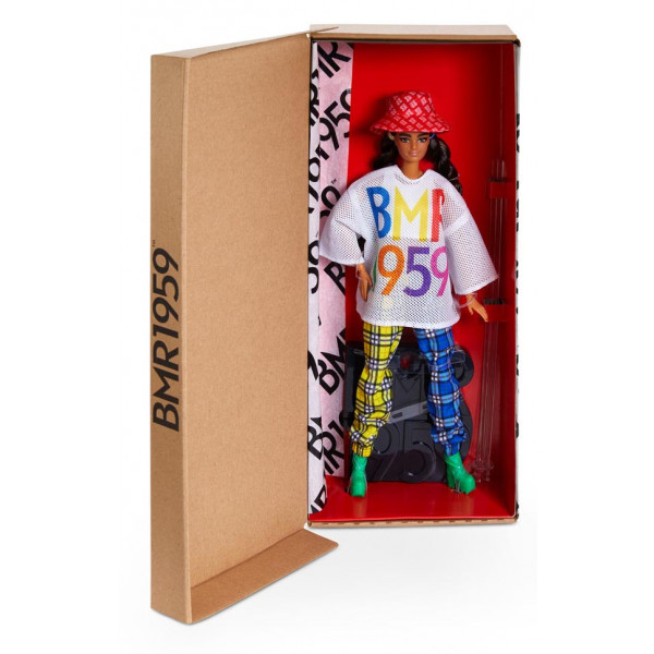 Фото - Кукла Barbie BMR 1959 в футболке в сетку и шотландских штанах  (GNC48)