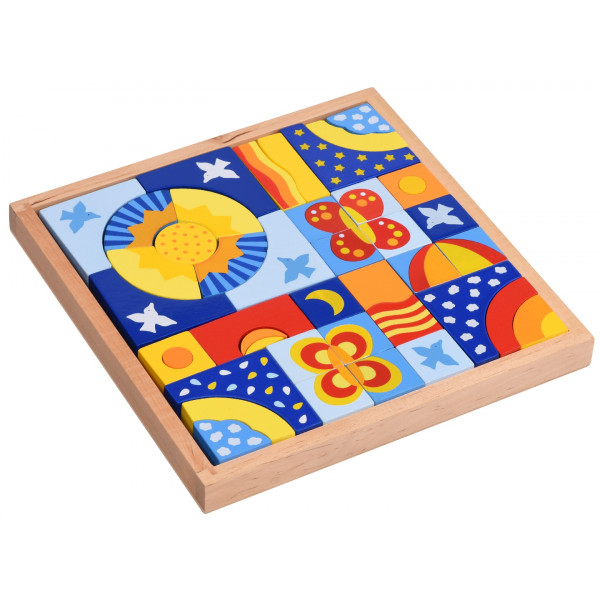 Фото - Конструктор деревянный goki Бабочки (58646G)