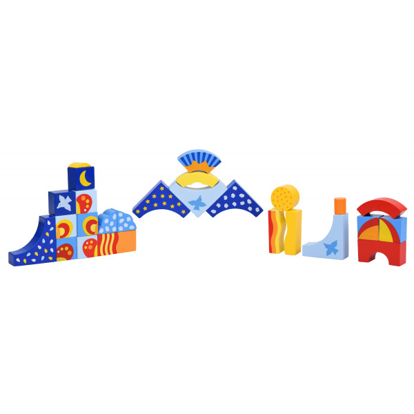 Фото - Конструктор деревянный goki Бабочки (58646G)