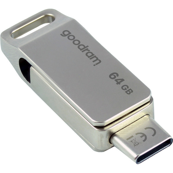 Фото - Флеш USB Goodram 64GB USB 3.2 ODA3 Metal (ODA3-0640S0R11)
