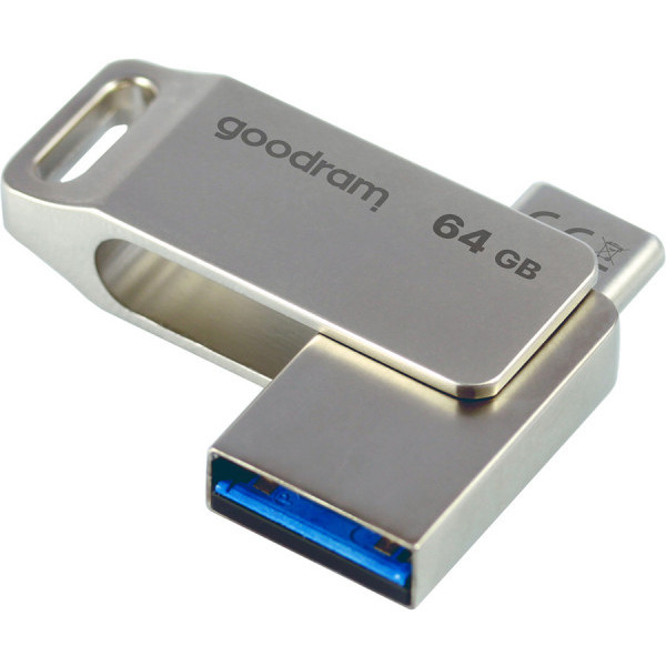 Фото - Флеш USB Goodram 64GB USB 3.2 ODA3 Metal (ODA3-0640S0R11)