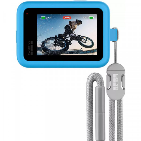 Фото - Чехол для экшн-камеры GoPro Sleeve&Lanyard Blue for HERO9 Black (ADSST-003)