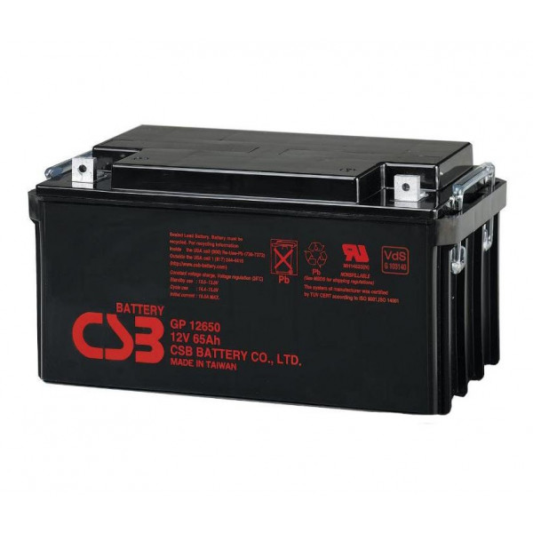 Фото - Аккумулятор для ИБП CSB 12V 65AH (GP12650)