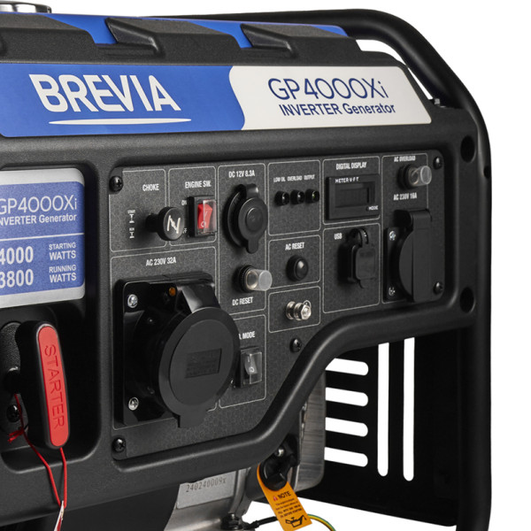 Фото - Генератор инверторный Brevia 4,0 кВт (GP4000Xi)