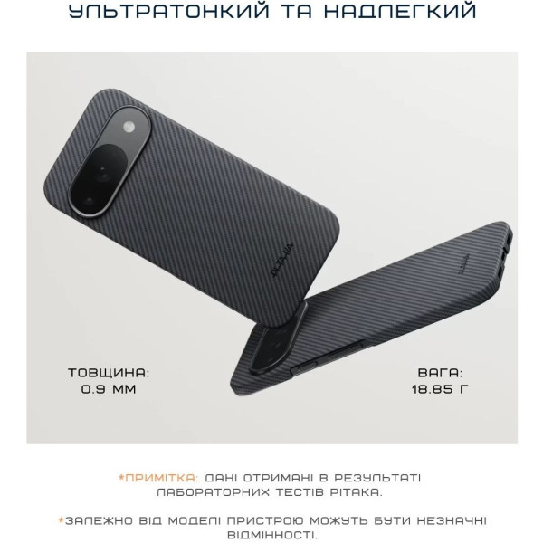 Фото - Чехол для смартфона Pitaka Ultra-Slim Case Classic Twill 600D Black/Grey for Google Pixel 10 Pro XL (GPB2503)
