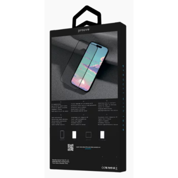 Фото - Защитное стекло для смартфона Proove Pixel iPhone 17 Air black (PGPPXI17A001)