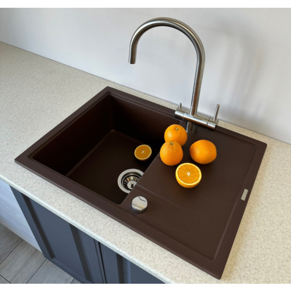 Фото - Мойка кухонная GRANADO Blanos Marron