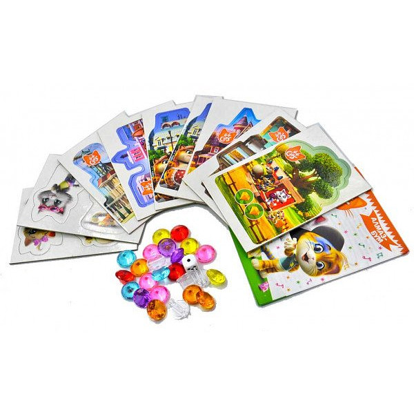 Фото - Настольная игра (5-7 лет) Vladi Toys 44 Кота. Алмаз-Бум, укр. (VT8055-15)