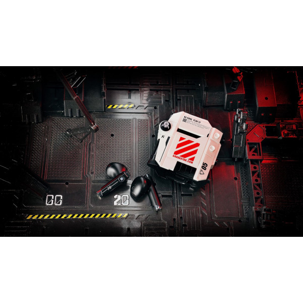 Фото - Наушники вкладыши беспроводные TWS GravaStar Sirius P5 Defense Mecha (GRAVASTARP5_MECHA_WHT_V2)