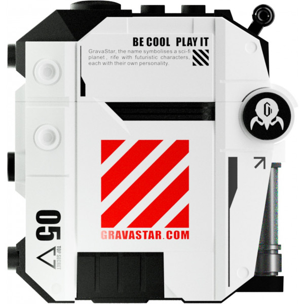 Фото - Наушники вкладыши беспроводные TWS GravaStar Sirius P5 Defense Mecha (GRAVASTARP5_MECHA_WHT_V2)