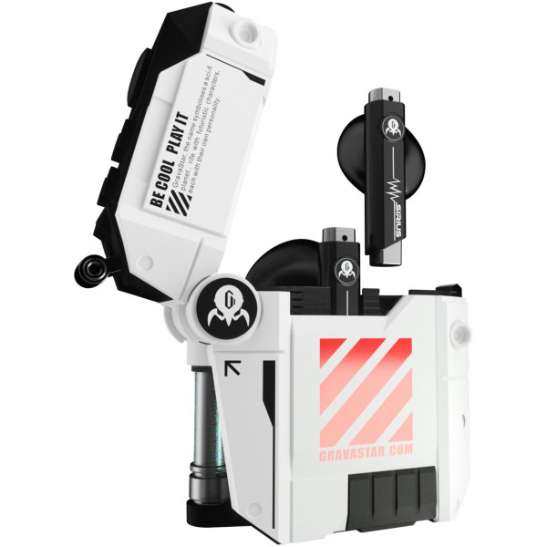 Фото - Наушники вкладыши беспроводные TWS GravaStar Sirius P5 Defense Mecha (GRAVASTARP5_MECHA_WHT_V2)