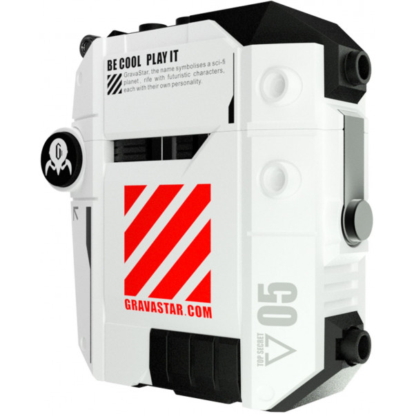 Фото - Наушники вкладыши беспроводные TWS GravaStar Sirius P5 Defense Mecha (GRAVASTARP5_MECHA_WHT_V2)