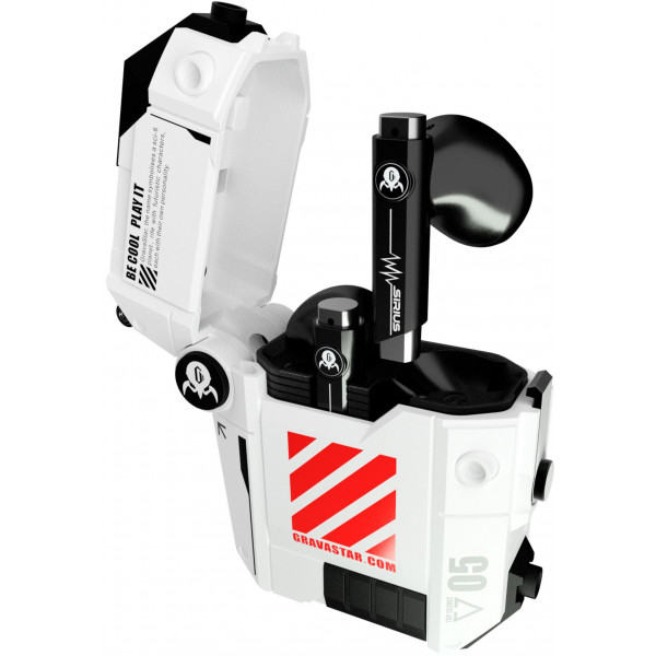 Фото - Наушники вкладыши беспроводные TWS GravaStar Sirius P5 Defense Mecha (GRAVASTARP5_MECHA_WHT_V2)