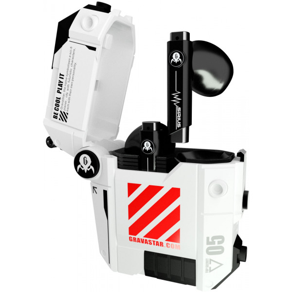 Фото - Наушники вкладыши беспроводные TWS GravaStar Sirius P5 Defense Mecha (GRAVASTARP5_MECHA_WHT_V2)
