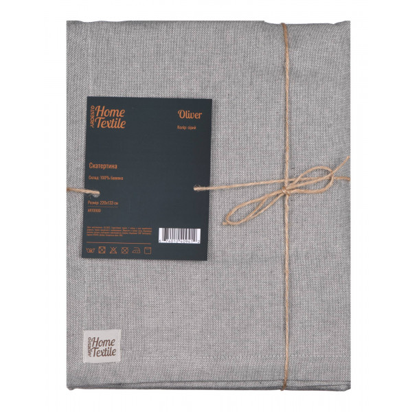 Фото - Скатерть прямоугольная Ardesto Oliver Gray (ART09OD)