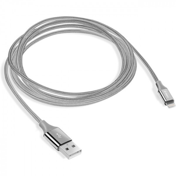 Фото - Кабель синхронизации данных Ttec USB - Lightning AlumiCable 1.2m Space Gray (2DK16UG)