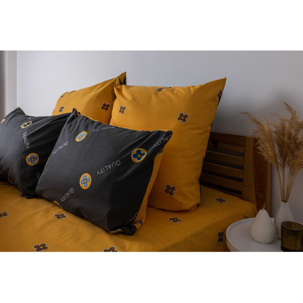 Фото - Комплект постельного белья ТЕП Soft dreams Grey and Orange (2-03860_26022)