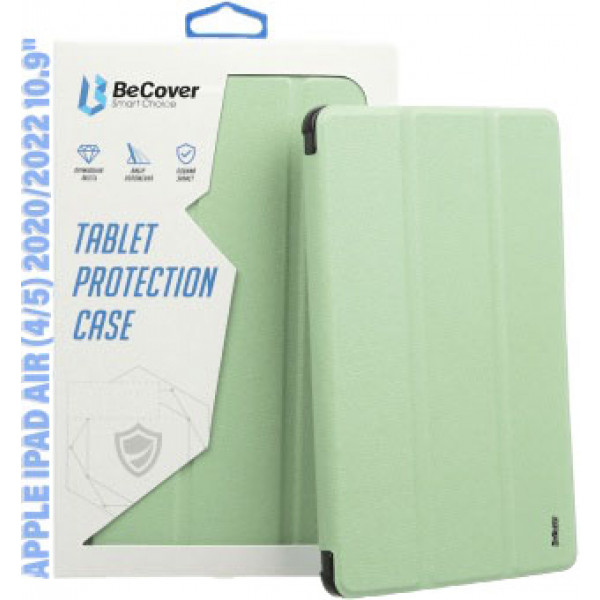 Фото - Чехол для планшета BeCover Soft Edge с креплением Apple Pencil for Apple iPad Air (4/5) 2020/2022 10.9'' Green (711121)