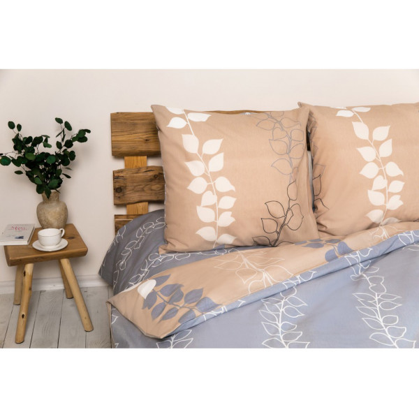 Фото - Комплект постельного белья ТЕП Soft dreams Grey Leaf (2-03860_25851)