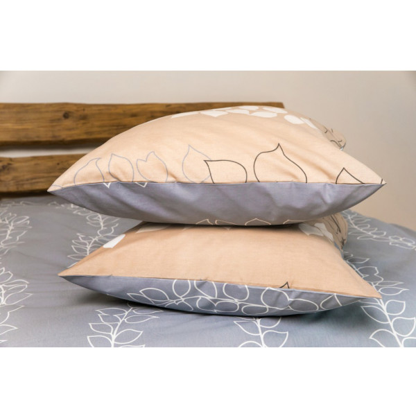 Фото - Комплект постельного белья ТЕП Soft dreams Grey Leaf (2-03860_25851)