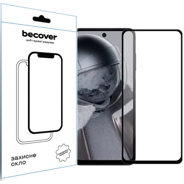 Фото - Защитное стекло для смартфона BeCover Poco F6 Pro Black (712585)