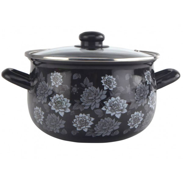 Фото - Кастрюля Gusto GT-T-116-LN Лепестки ночи 16 см 2.1 л Фото - Кастрюля Gusto GT-T-116-LN Лепестки ночи 16 см 2.1 л