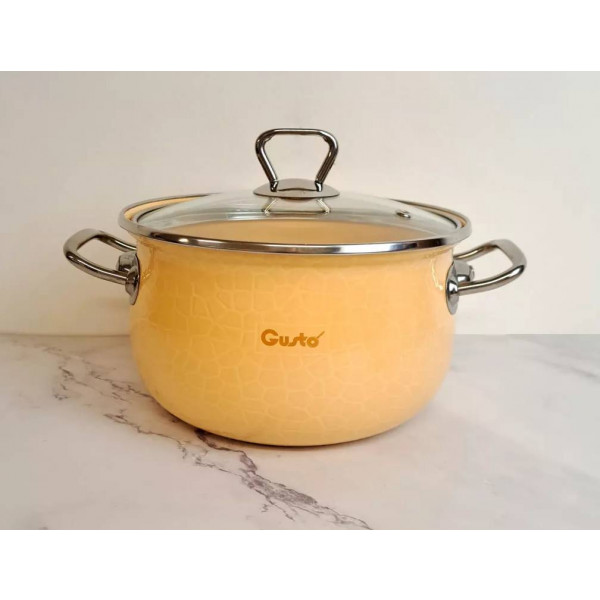 Фото - Кастрюля Gusto Пряженое молоко Premium 2,1 л GT-T-216-PM