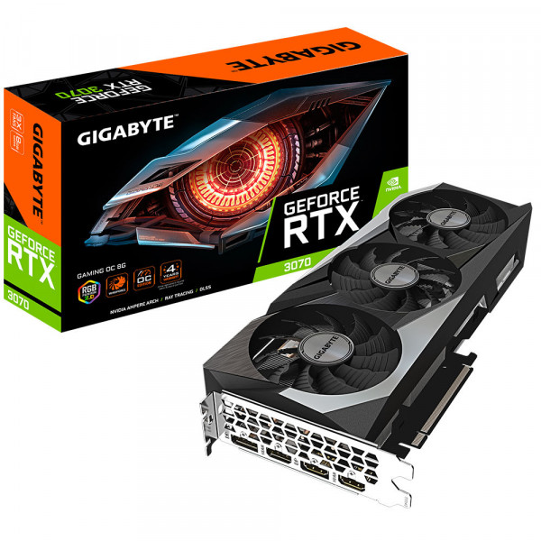 Фото - Видеокарта Gigabyte GeForce RTX 3070 Gaming OC 8G 8GB GDDR6 256bitz (GV-N3070GAMING OC-8GD)