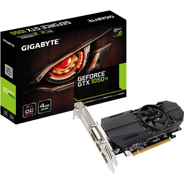 Видеокарта Gigabyte nVidia GeForce GTX 1050 Ti OC Low Profile 4GB GDDR5 ...
