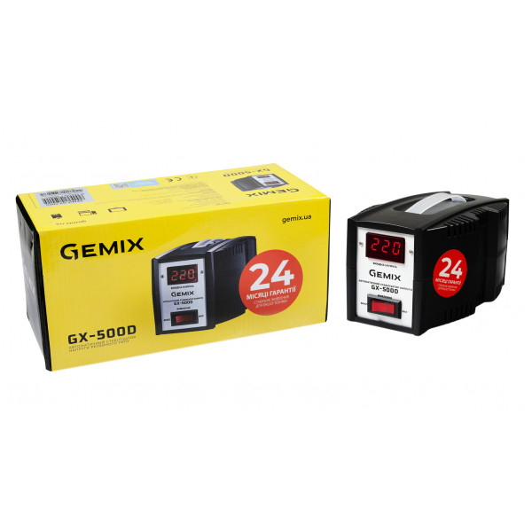 Фото - Стабилизатор напряжения Gemix GX-500D