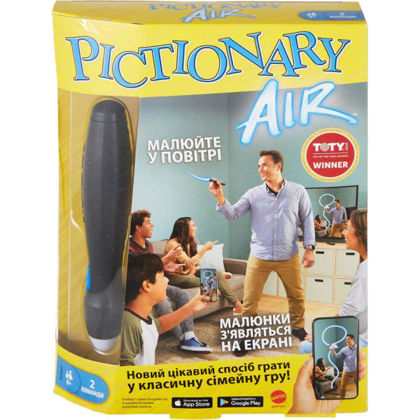 Фото - Настольная игра (8+) Mattel games Pictionary Air (укр.) (GXR16)