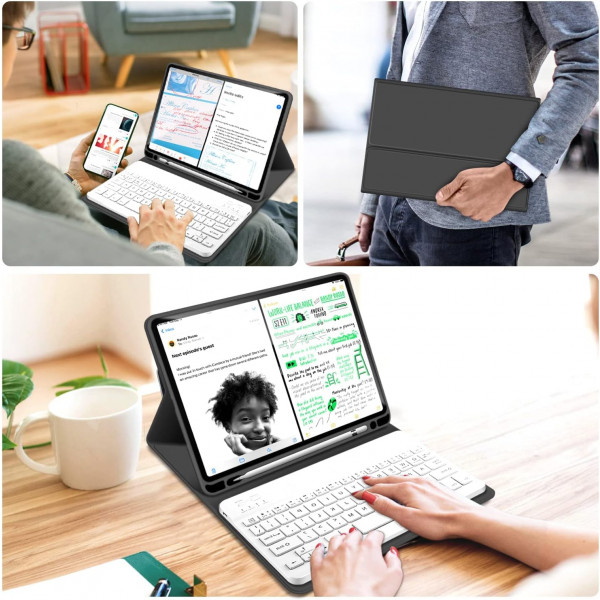 Фото - Чехол-клавиатура для планшета BeCover с беспроводной клавиатурой for Apple iPad Air 11'' (M2)/iPad Air 11'' (M3) Black (711394)