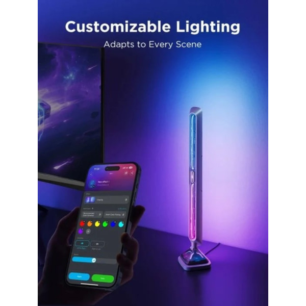 Фото - Умный торшер Govee H6048 Gaming Light Bars Pro Black (H8048C81)