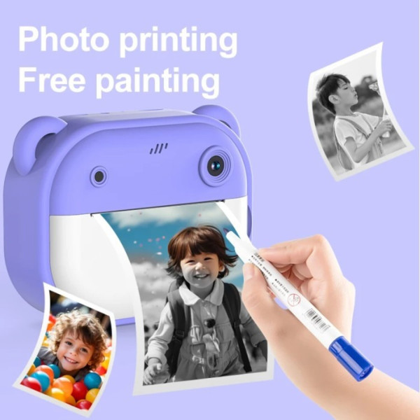 Фото - Фотокамера моментальной печати Bambi Frog blue Blue (6948679457692)