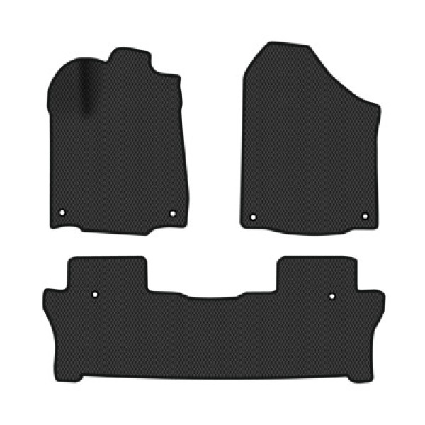Фото - EVA коврики в салон авто EVAtech для Pilot Elite 8 seats Honda 2015-2022 3 поколение SUV USA HA13337ZE3TL6RBB