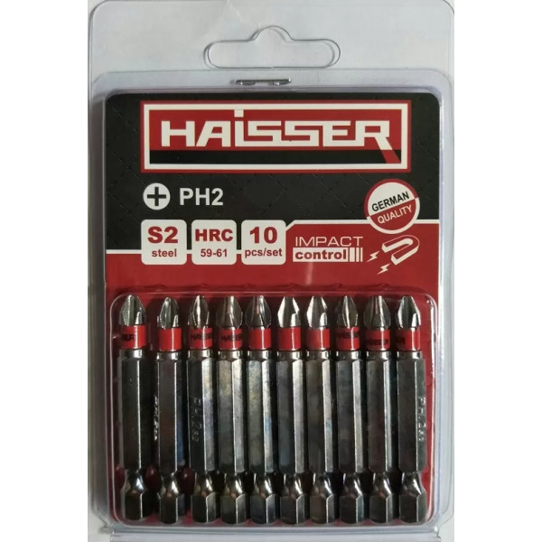 Фото - Набор бит для отвертки Haisser PH2х70 мм 10 шт. (2712705)