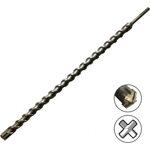 Фото - Бур Haisser SDS-Max Industrial - 45x1000 мм