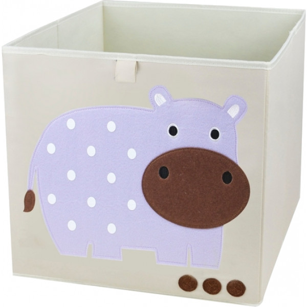 Фото - Коробка для хранения детская Handy Home Бегемот 33x33x33 см (CH01) Фото - Коробка для хранения детская Handy Home Бегемот 33x33x33 см (CH01)