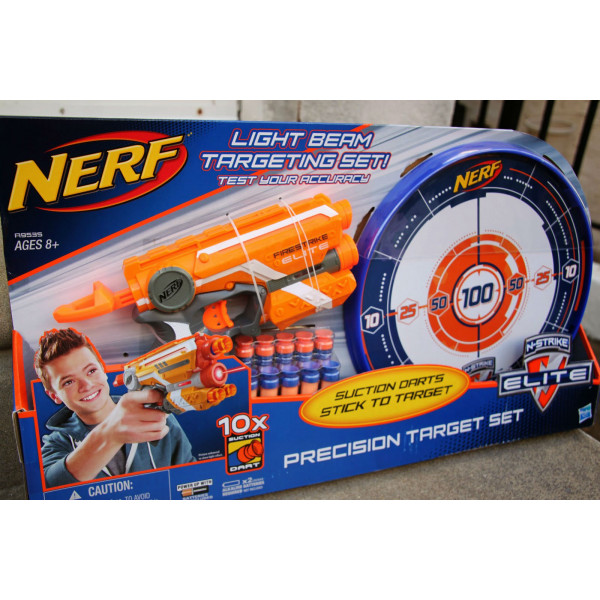 Фото - Бластер однозарядный Hasbro Nerf Элит Файрстрайк и Мишень (A9535)