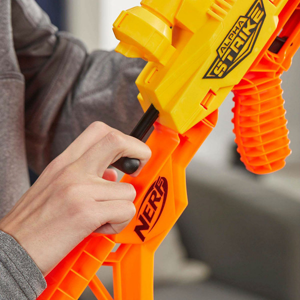 Фото - Бластер однозарядный Hasbro Nerf Альфа Страйк Волк (E7567)