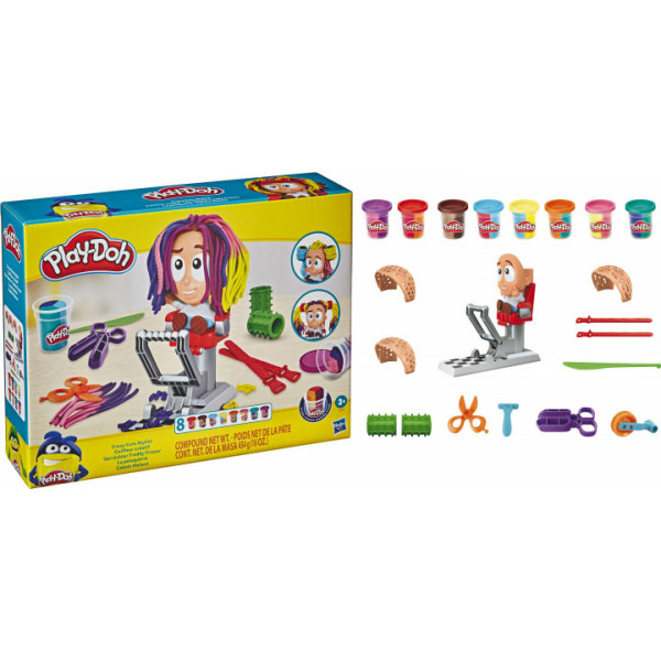 Фото - Наборы для лепки Hasbro Play-Doh Сумасшедший стилист (F1260)