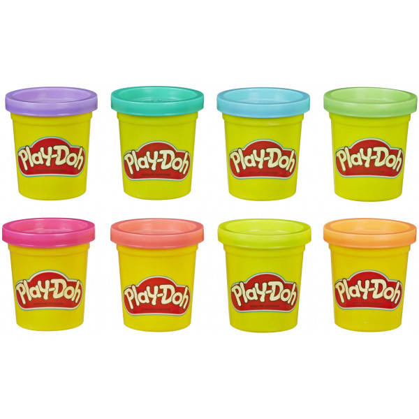 Фото - Расходники Hasbro Play-Doh 8 цветов Неон  (E5044_E5063)