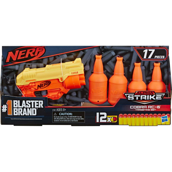 Фото - Бластер многозарядный Hasbro Nerf Альфа Страйк Кобра TGT SET (E7857) Фото - Бластер многозарядный Hasbro Nerf Альфа Страйк Кобра TGT SET (E7857)