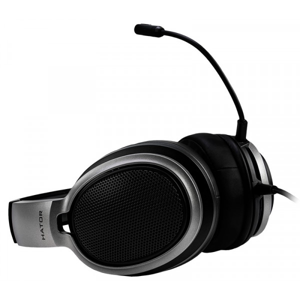 Фото - Гарнитура проводная игровая Hator Hellraizer Black/Grey (HTA-811)