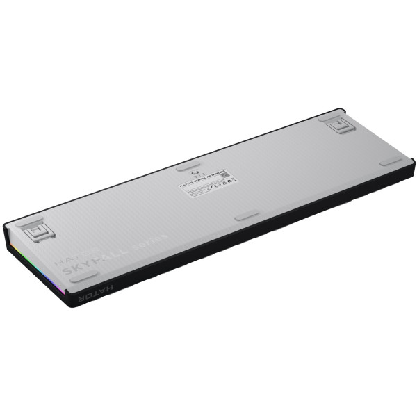 Фото - Клавиатура беспроводная игровая Hator Skyfall 100 wireless Black/White (HTK3100UA)