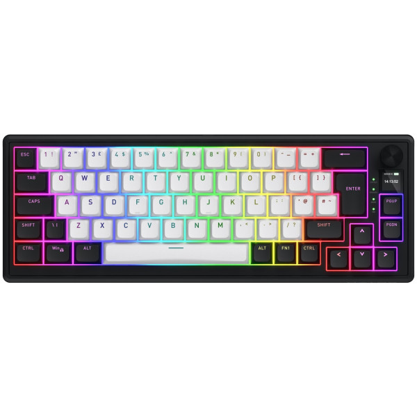 Фото - Клавиатура беспроводная игровая Hator Skyfall 65 MAG ULTIMA 8K wireless Black/White (HTK3860EU)