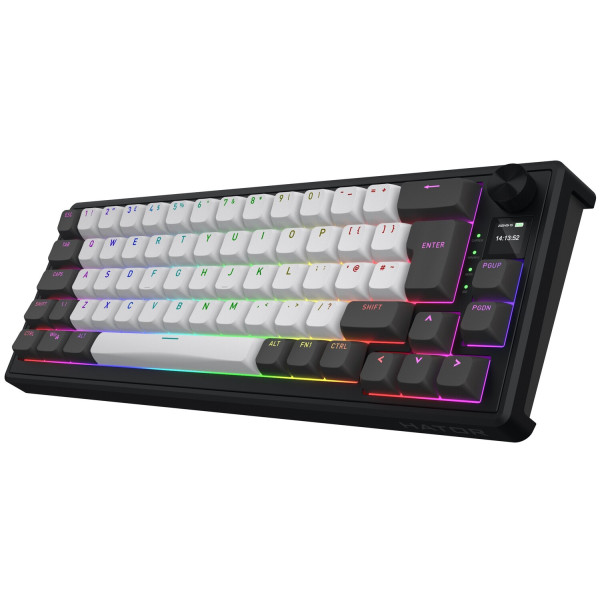 Фото - Клавиатура беспроводная игровая Hator Skyfall 65 PRO wireless Grey/Black (HTK4160EU)