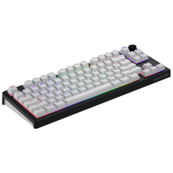 Фото - Клавиатура беспроводная игровая Hator Skyfall 80 wireless Black-White (HTK3180)
