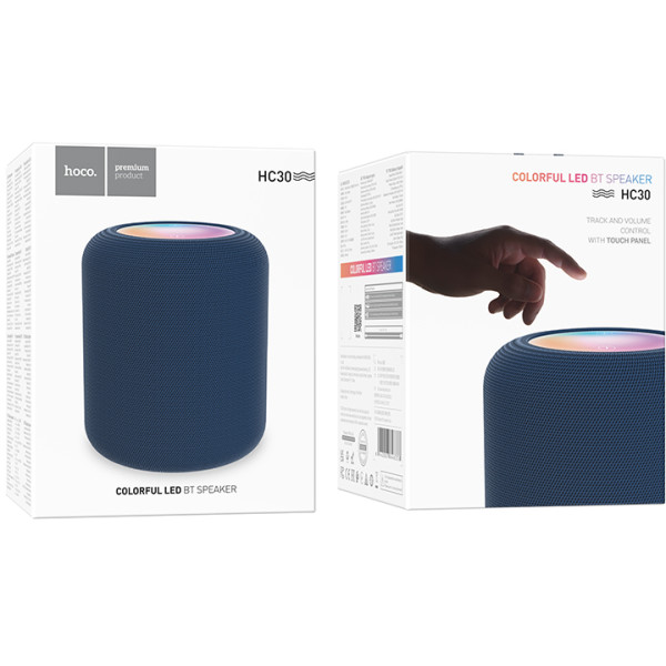 Фото - Портативная акустика HOCO HC30 Oceano BT speaker Blue (6942007646338)