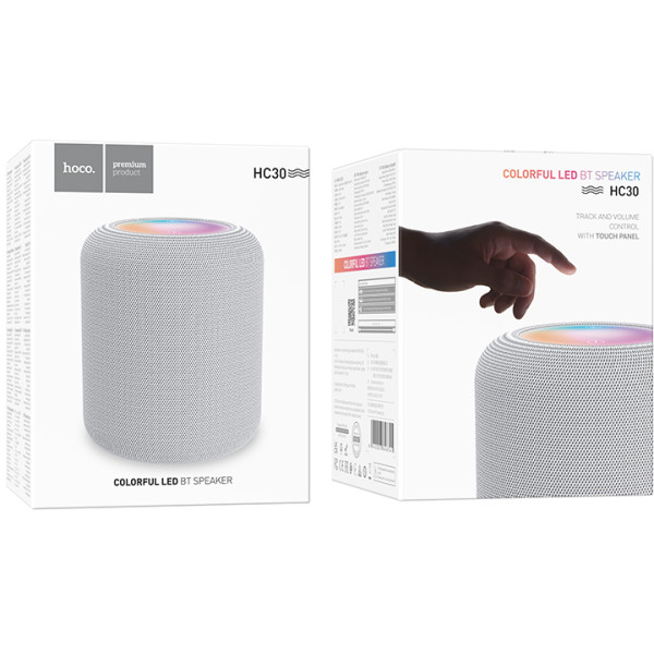 Фото - Портативная акустика HOCO HC30 Oceano BT speaker Gray (6942007646345)